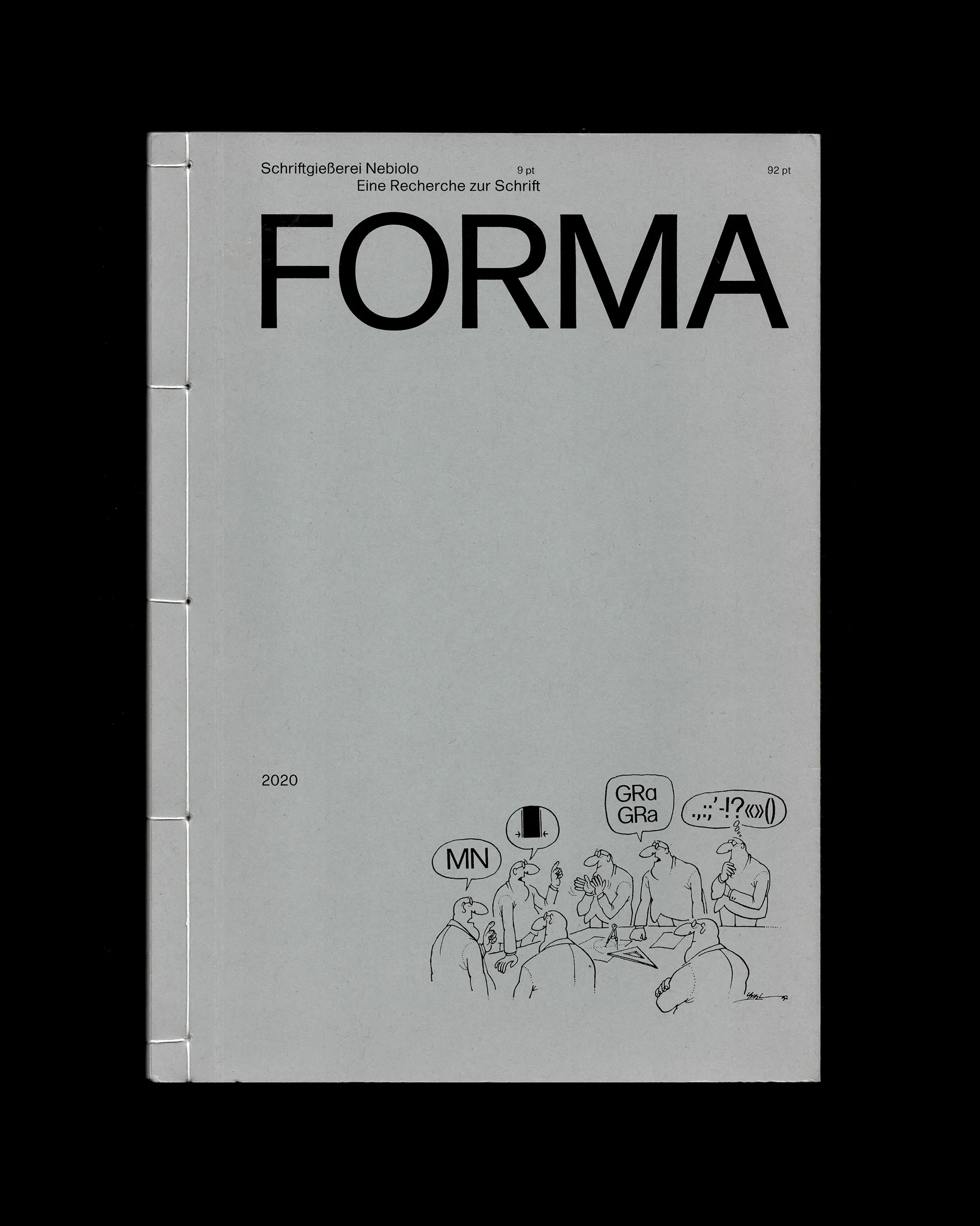 Front cover featuring the large title: Forma.